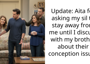 Update: Aita for asking my sil to stay away from me until I discuss with my brother about their conception issues