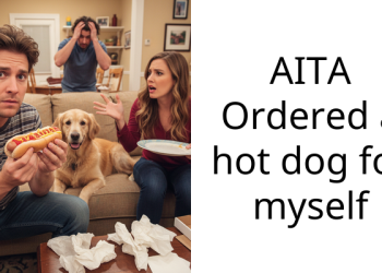 AITA Ordered a hot dog for myself