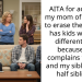 AITA for accusing my mom of wanting to erase the fact she has kids with two different men because she complains that me and my siblings say half siblings?