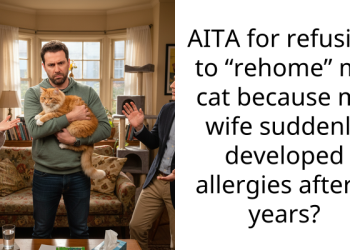 AITA for refusing to “rehome” my cat because my wife suddenly developed allergies after 5 years?
