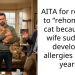AITA for refusing to “rehome” my cat because my wife suddenly developed allergies after 5 years?