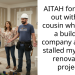 AITAH for falling out with my cousin who owns a building company after he stalled my house renovation project?