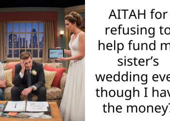 AITAH for refusing to help fund my sister’s wedding even though I have the money?