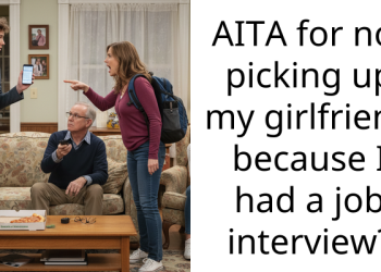 AITA for not picking up my girlfriend because I had a job interview?