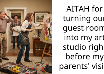 AITAH for turning our guest room into my art studio right before my parents’ visit?