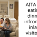 AITA for eating dinner infront of inlaw visitors?