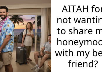 AITAH for not wanting to share my honeymoon with my best friend?
