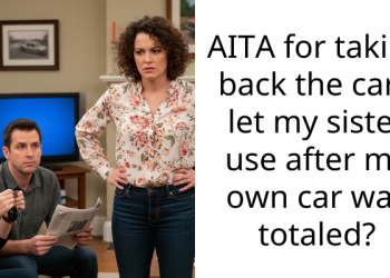 AITA for taking back the car I let my sister use after my own car was totaled?