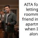 AITA for not letting my roommate’s friend into my apartment when I was alone?