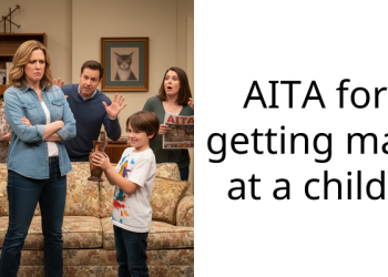 AITA for getting mad at a child?