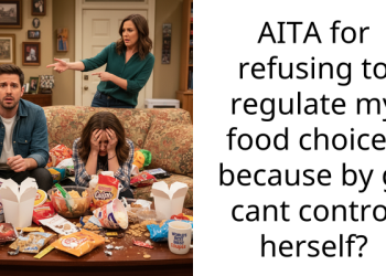 AITA for refusing to regulate my food choices because by gf cant control herself?