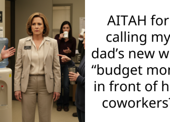 AITAH for calling my dad’s new wife “budget mom” in front of her coworkers?