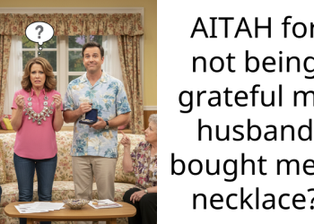 AITAH for not being grateful my husband bought me a necklace?