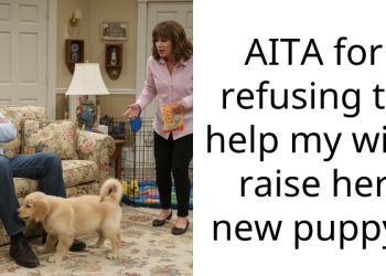AITA for refusing to help my wife raise her new puppy?