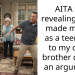 AITA for revealing how I made money as a teenager to my older brother during an argument?