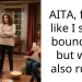 AITA, feels like I set a boundary but was also rude.