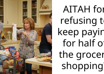 AITAH for refusing to keep paying for half of the grocery shopping?