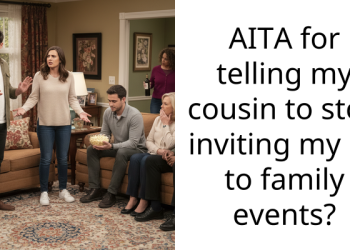 AITA for telling my cousin to stop inviting my ex to family events?