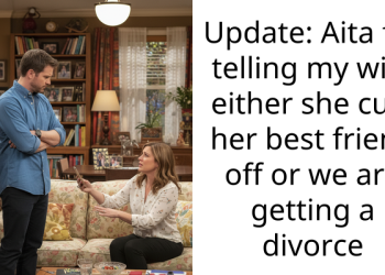 Update: Aita for telling my wife either she cuts her best friend off or we are getting a divorce
