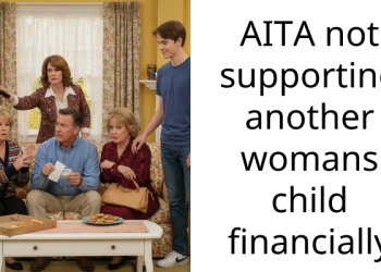 AITA not supporting another womans child financially