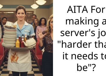 AITA For making a server’s job “harder than it needs to be”?