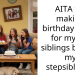 AITA for making birthday treats for my bio siblings but not my stepsiblings?