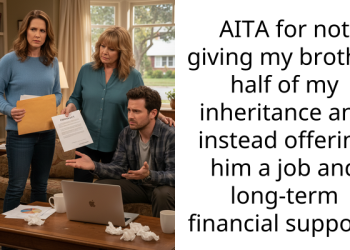 AITA for not giving my brother half of my inheritance and instead offering him a job and long-term financial support?