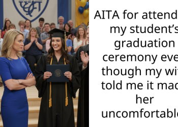 AITA for attending my student’s graduation ceremony even though my wife told me it made her uncomfortable?