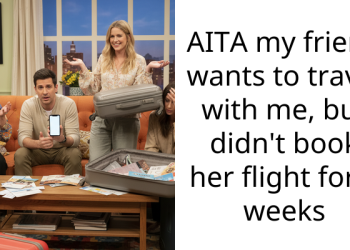 AITA my friend wants to travel with me, but didn’t book her flight for 6 weeks