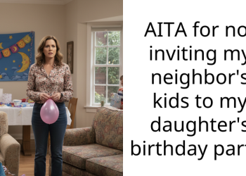 AITA for not inviting my neighbor’s kids to my daughter’s birthday party?