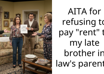 AITA for refusing to pay “rent” to my late brother in law’s parents?