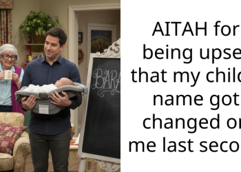 AITAH for being upset that my child’s name got changed on me last second