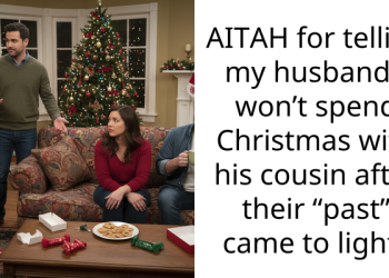 AITAH for telling my husband I won’t spend Christmas with his cousin after their “past” came to light?