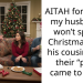 AITAH for telling my husband I won’t spend Christmas with his cousin after their “past” came to light?