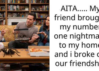 AITA….. My friend brought my number one nightmare to my home and i broke off our friendship
