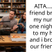 AITA….. My friend brought my number one nightmare to my home and i broke off our friendship