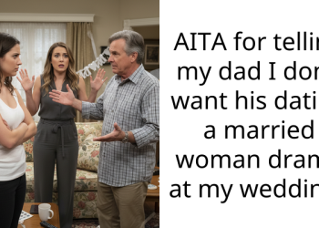 AITA for telling my dad I don’t want his dating a married woman drama at my wedding?