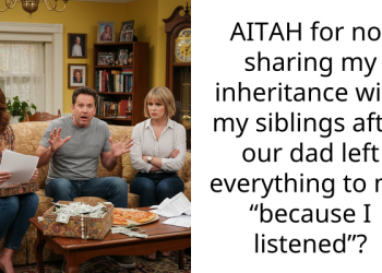 AITAH for not sharing my inheritance with my siblings after our dad left everything to me “because I listened”?