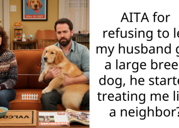 AITA for refusing to let my husband get a large breed dog, he started treating me like a neighbor?
