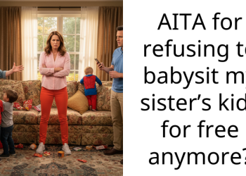 AITA for refusing to babysit my sister’s kids for free anymore?