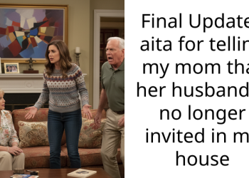 Final Update : aita for telling my mom that her husband is no longer invited in my house
