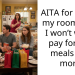 AITA for telling my roommate I won’t won’t pay for her meals any more