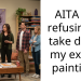 AITA for refusing to take down my ex gf’s painting?