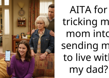 AITA for tricking my mom into sending me to live with my dad?