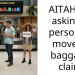 AITAH for asking a person to move at baggage claim