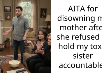 AITA for disowning my mother after she refused to hold my toxic sister accountable?