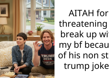 AITAH for threatening to break up with my bf because of his non stop trump jokes