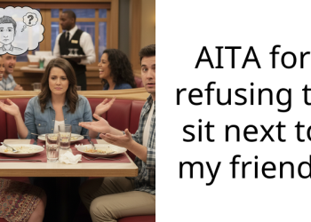 AITA for refusing to sit next to my friend?