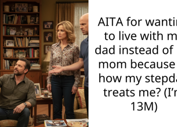 AITA for wanting to live with my dad instead of my mom because of how my stepdad treats me? (I’m 13M)