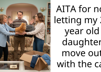 AITA for not letting my 22 year old daughter move out with the cat